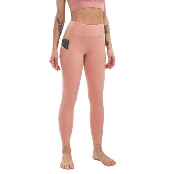 

women's leggings seamless pocket sports women high waist training running legging fitness cycling tight sweatpant sportswear trouser, Black