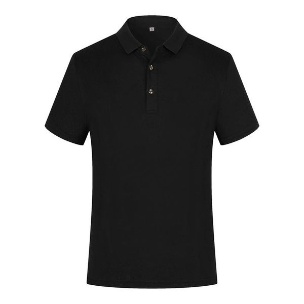 

men's polos led lapel short sleeve t-shirt casual business half, White;black