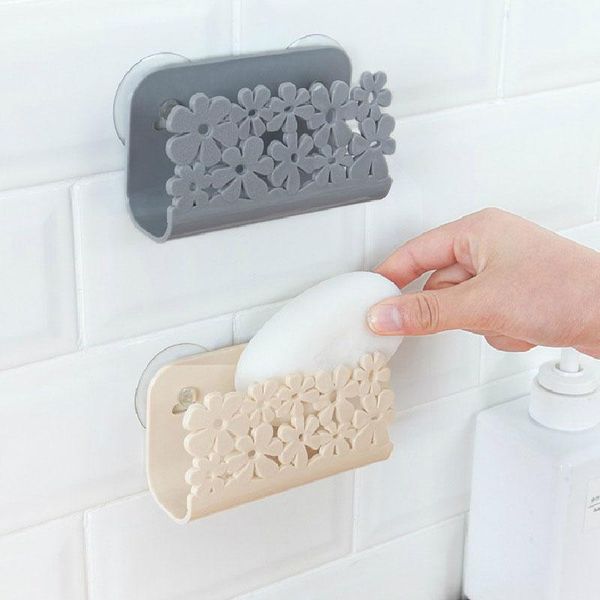 

hooks & rails kitchen storage rack scouring pad drain bathroom soap household suction cup drilling organizer