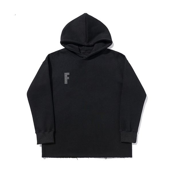 

2021 vlonny mens clothing luxuy hoodies fashion trendy brand loose rhinestone men's and women's swearshirts street hoodie_rw, Black