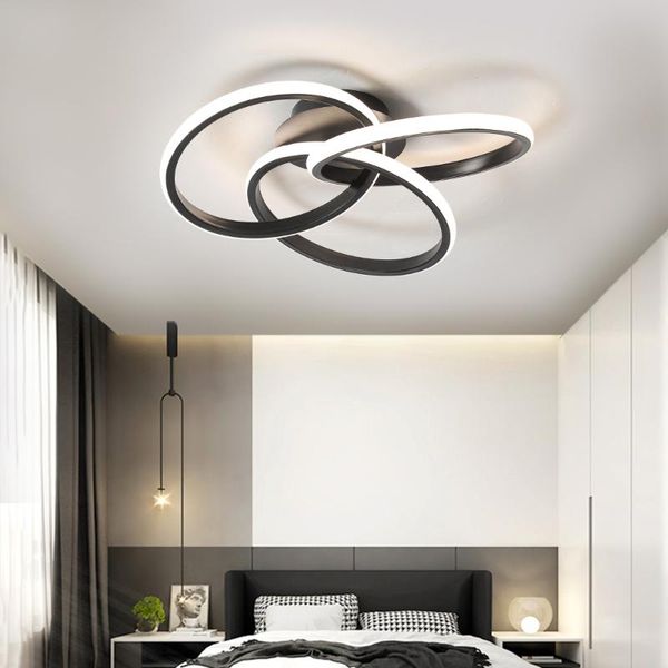 

chandeliers modern black gold design led chandelier for bedroom living dining study room kitchen loft nordic home indoor decor ceiling lamp
