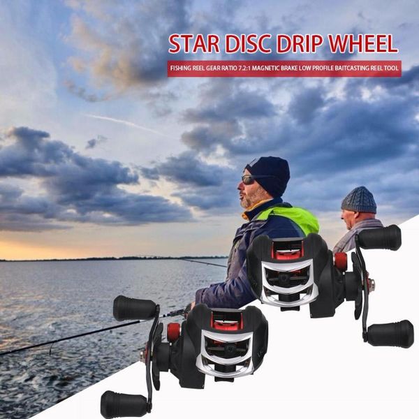 

baitcasting reels portable fishing reel wear-resisting adjustable explosion-proof line fashionable atmosphere outdoor tool