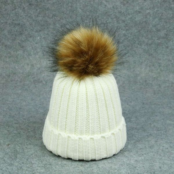 

hat woolen cap parent-child flat wool ball knitted smooth plate, Blue;gray