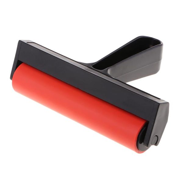 

craft tools plastic handle rubber brayer roller for printmaking projects, 2 sizes