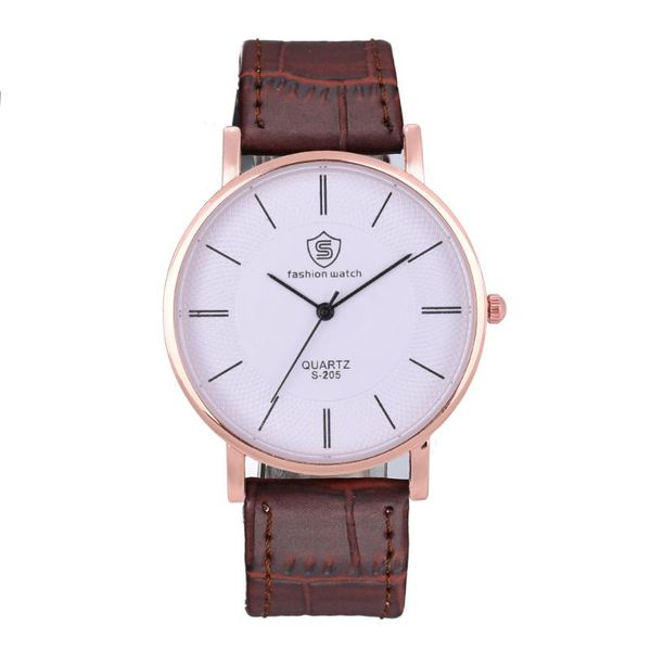 

wristwatches fashion belt watch quartz, Slivery;brown