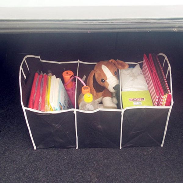 

car organizer multi-pocket trunk large capacity folding storage bag box stowing tidying accessories