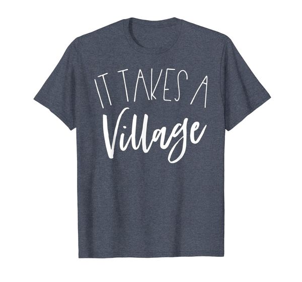 

it takes a village adoption loving family cute fun t-shirt, White;black