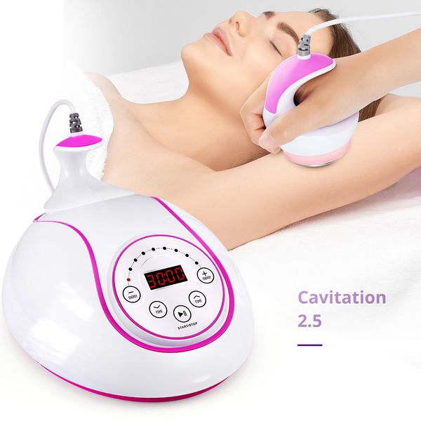 Mini Ultrasonic Cavitation Vibration 60K Nuovo aggiornamento Body Fat Burner Anti Cellulite Macchina dimagrante Skin Tone Lifting