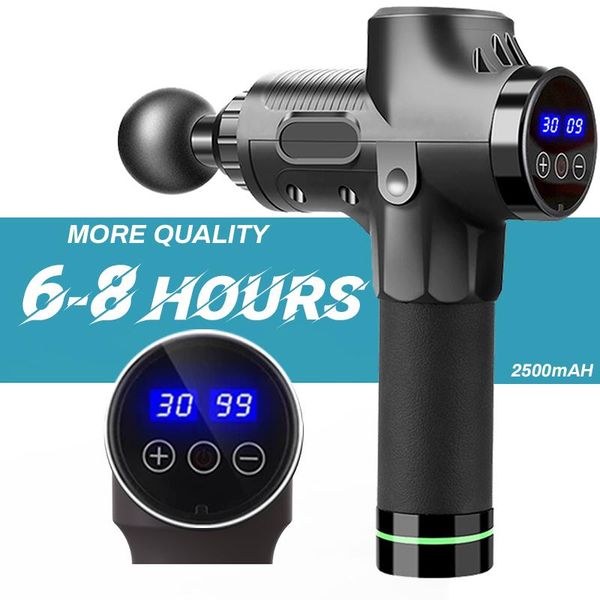 

massage gun 30 speed deep tissue percussion pain relief body neck muscle massag exercising relaxation slim shaping fascia