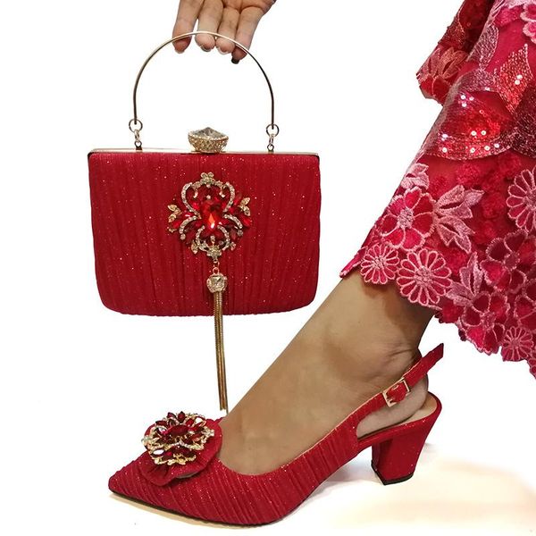

dress shoes red color 2021 african women matching italian and bag set for wedding with italy shoe, Black