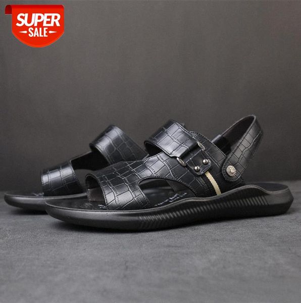 

junsite beach shoes casual sky sandals men's comfortable open toe #fm2p, Black