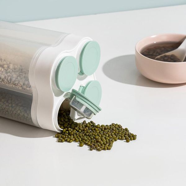 

storage bottles & jars coarse grains sealed grain compartments for of dried goods beans box with desiccant jdh88