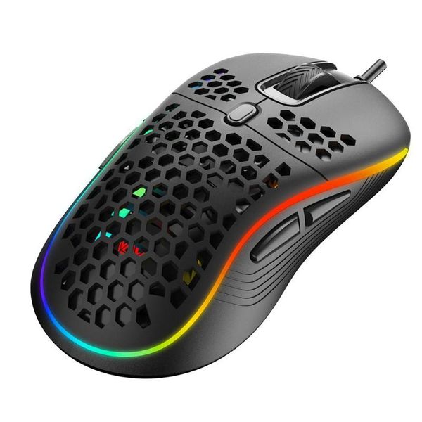 

mice m2 hollow out led light adjustable dpi desklapusb wired gaming mouse