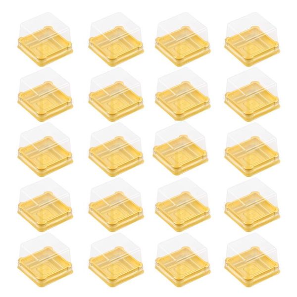 

gift wrap 150 pcs square moon cake boxes egg-yolk puff containers packing