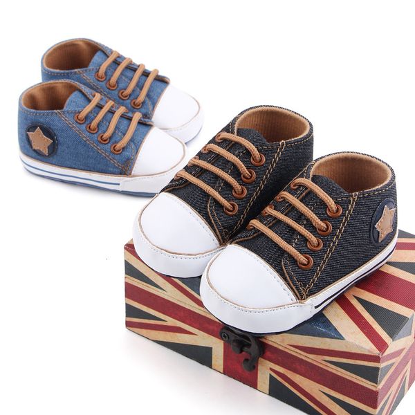 

walker baby shoes spring and autumn lace up canvas walking soft soled 2713