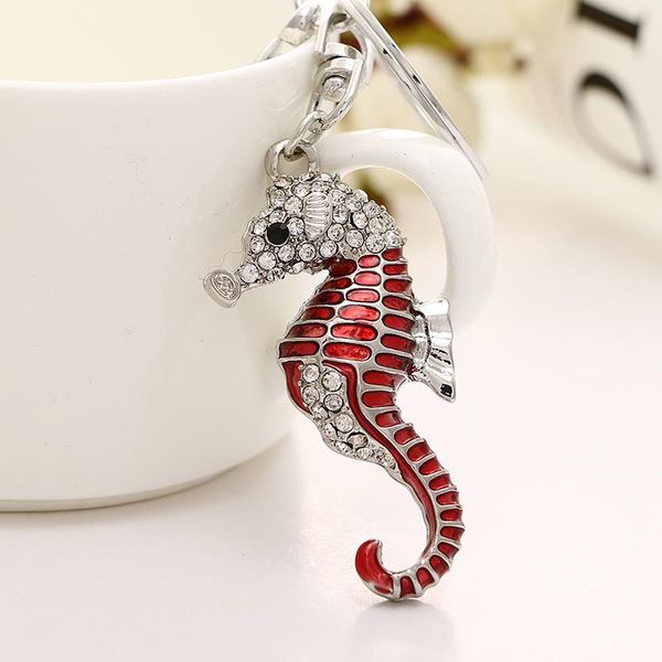 

keychains 2021 keychain latest car ladies bag pendant small gifts for women cute seahorse ysk-028, Silver