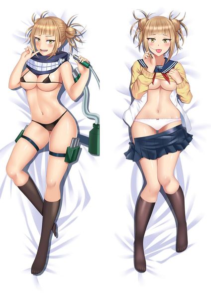 

pillow case boku no hero academia toga himiko anime body cover multi-size