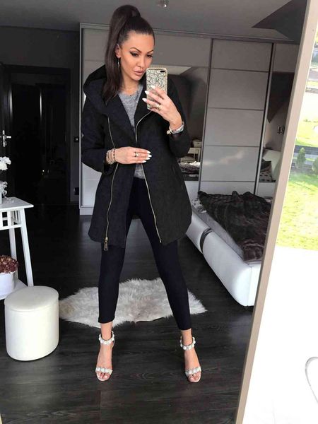 

5xl plus velvet womens winter designer jackets solid color hooded long sleeve with hat plus size clothing, Black;brown