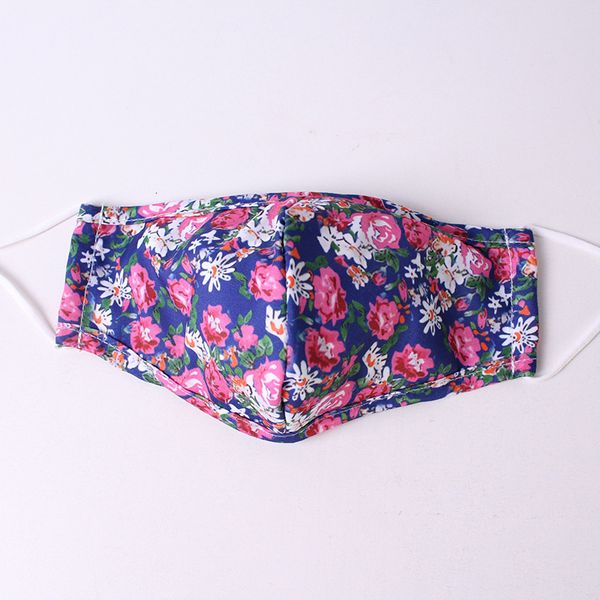 

women's digital printing fashion three layer washable cotton civil life mask