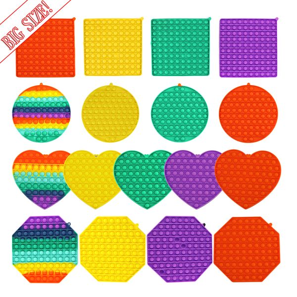 

big size push bubble fidget toys square antistress toy figet sensory squishy jouet pour autiste for children gift
