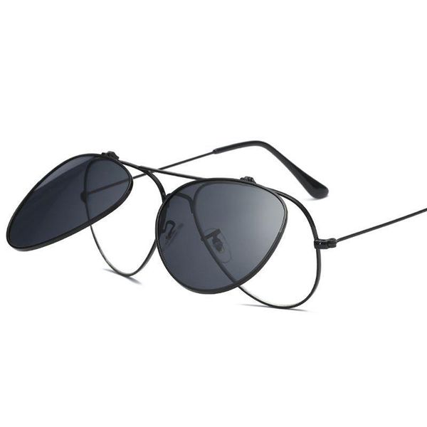 

sunglasses doisyer retro toad polarizing double flip polarizer, White;black