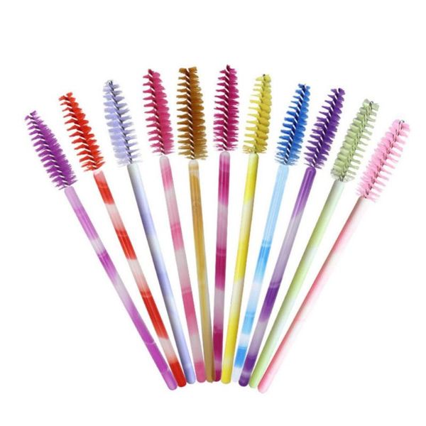 

eyelash curler 50pcs/pack disposable brushes comb eye lashes extension mascara applicator wand eyes cosmetics spoolers make up