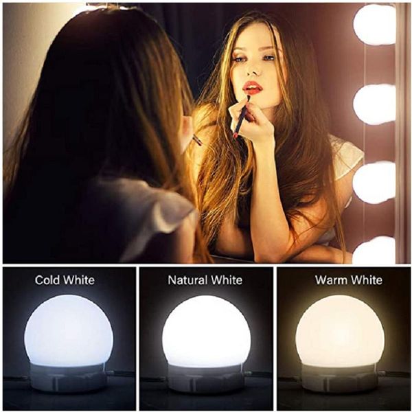 

wall lamp 12v makeup light beauty 2 6 10 14 bulbs kit for dressing table stepless dimmable vanity mirror