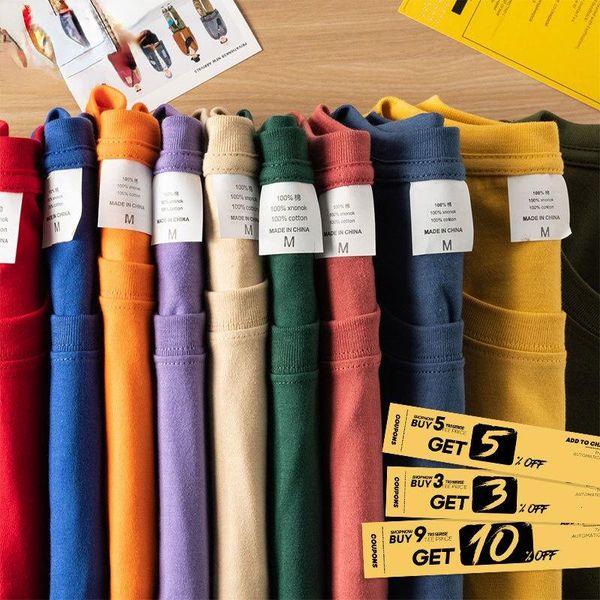 

men's t-shirts 100% combed cotton short sleeve t-shirt men 2021 summer casual tshirt women basic harajuku soft t shirt tee, White;black