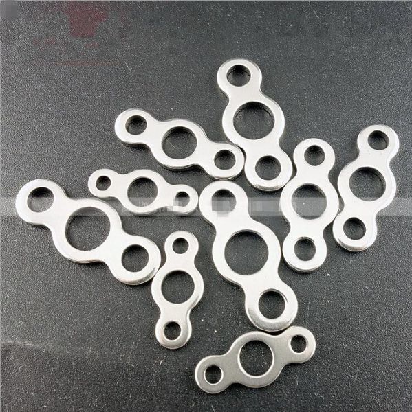 

100pcs solid split rig ring seamless welding sea fishing tackle link swivel hoop stainless steel silver color s m l weihefishing hooks