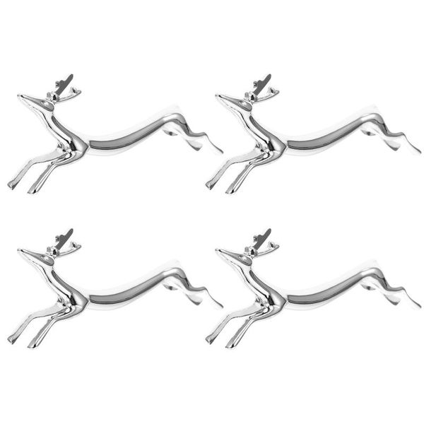 

chopsticks 4 pcs cutlery racks brackets household table decorations (silver)