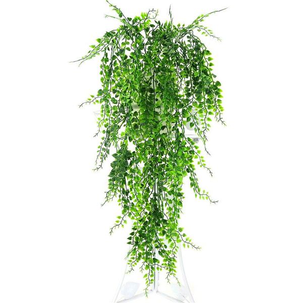 

green hanging plant artificial chlorophytum wall home balcony decoration nds66 decorative flowers & wreaths