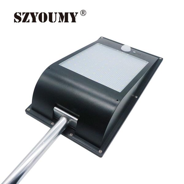 

solar lamps szyoumy ip65 led light power outdoor 1000 lumen 81 leds integrated street motion sensor
