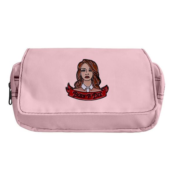 

cosmetic bags & cases lana del rey student large capacity double zipper pen bag
