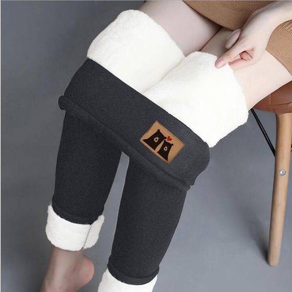 

women's pants & capris winter women leggings velvet warm hight waist legging comfortable keep stretchy, Black;white