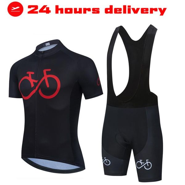 

black cycling jersey 19d pad bib shorts bicycle clothing quick dry men pro hombre racing sets, Black;blue