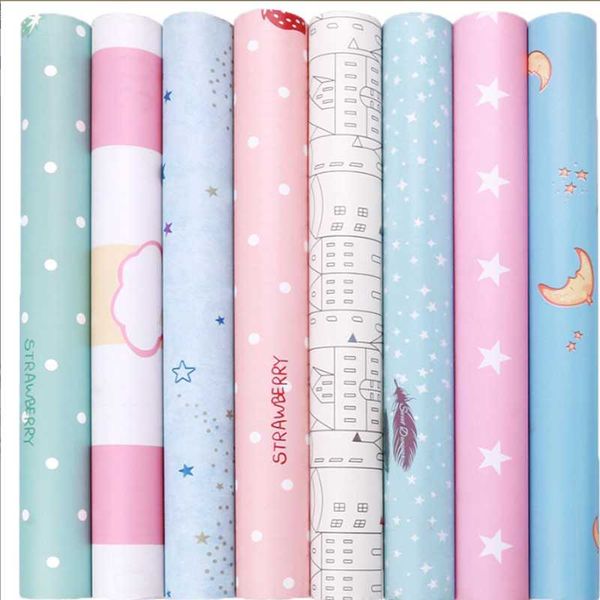 

wallpapers self-adhesive wallpaper cartoon bedroom children's mural paper boys and girls room wall stickers student dormitory instan