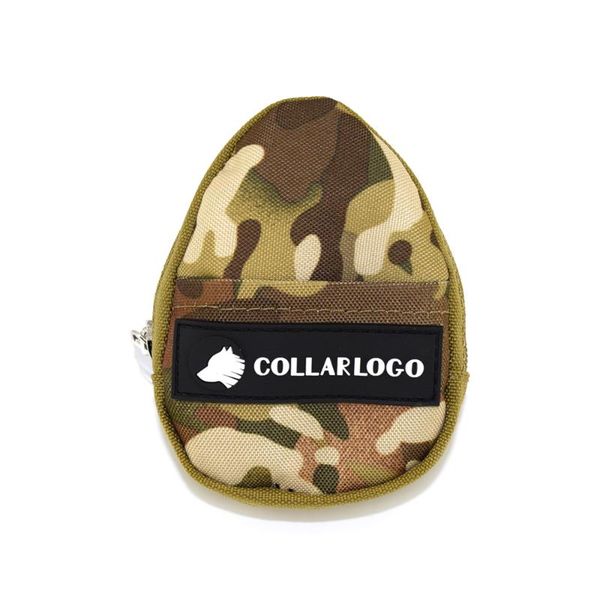 

dog travel & outdoors waterproof camouflage oxford fabric cloth portable pet waste poo puppy pick-up bags poop bag holder hook pouch