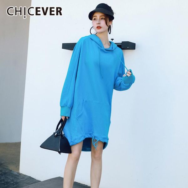 

women's hoodies & sweatshirts chicever casual sweatshirt for women batwing sleeve long plus size female korean fashion 2021 autumn, Black
