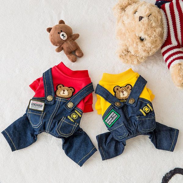 

dog apparel clothing small pet autumn winter thin teddy bear bomei cute four legged and clothes