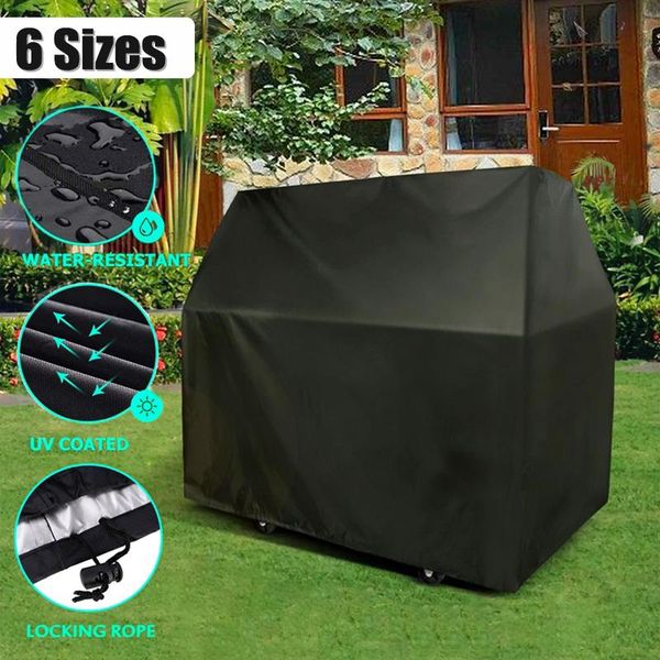 

tools & accessories 210d bbq cover anti dust waterproof heavy duty grill rain uv protective for barbe barbecue outdoor garden