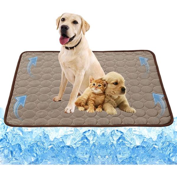 

kennels & pens pet cooling mat summer sleeping pad blanket supplies keep pets cool comfort for cats and dogs kennel