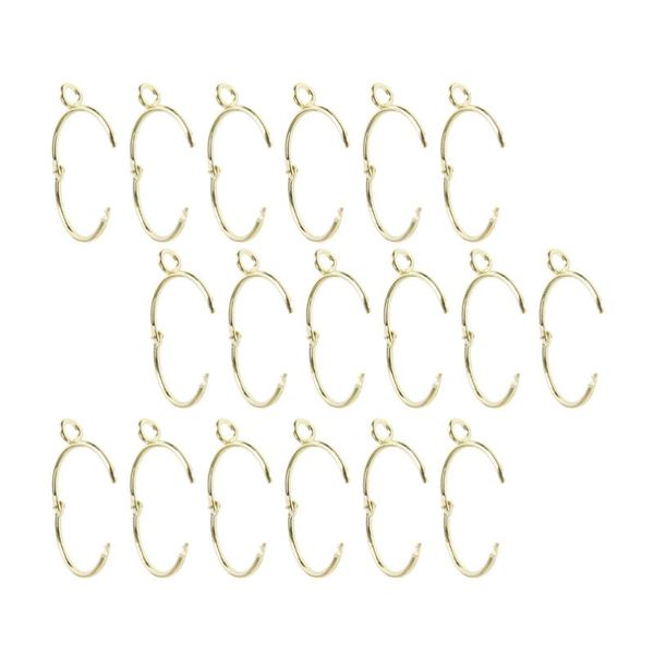 

other home decor 1 set 30pcs open curtain rings eyelet accessories (golden)