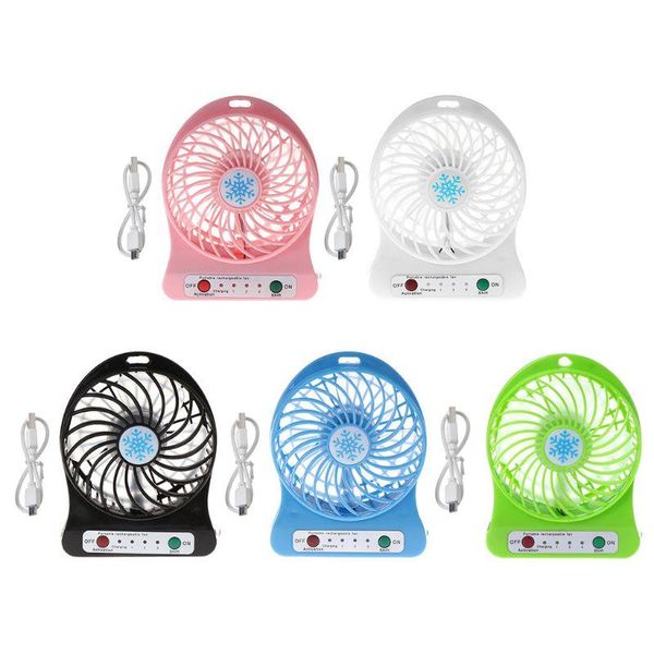 

electric fans portable 5w outdoor led light fan air cooler desk usb without 18650 battery whosale&dropship
