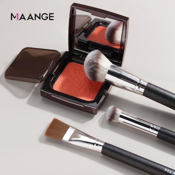 

makeup brushes maange 3/5pc wooden handle brush foundation mask concealer eyeshadow eyeliner eyebrow beauty tool