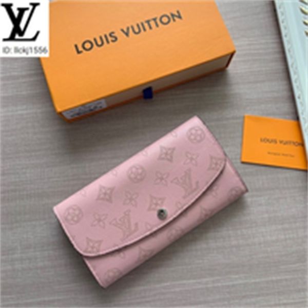 

chain flap real brand purse key designer wallet men luxury leather long 0mxs wallets compact m60145 clutches evening pink engraved card hold, Red;black