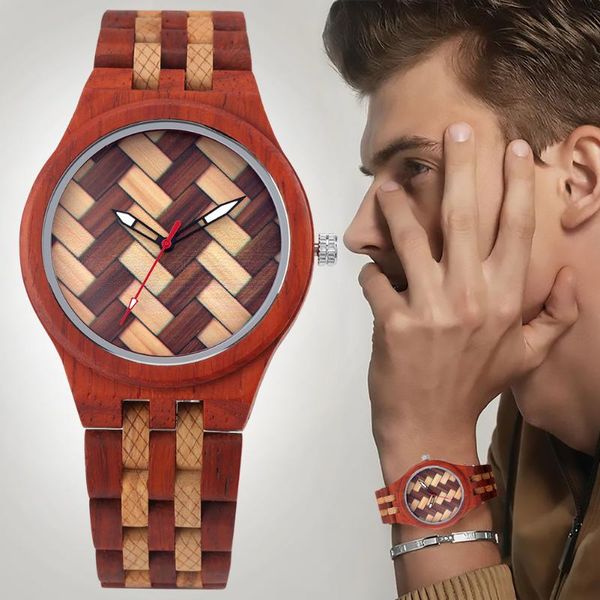 

wristwatches fashion casual wood watches men quartz wooden timepieces watch for military clock morden wristwatch, Slivery;brown