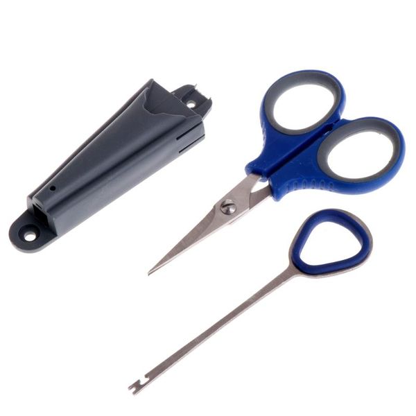 

fishing scissors stainless steel line cutter with hook remover fish accessories baitcasting reels