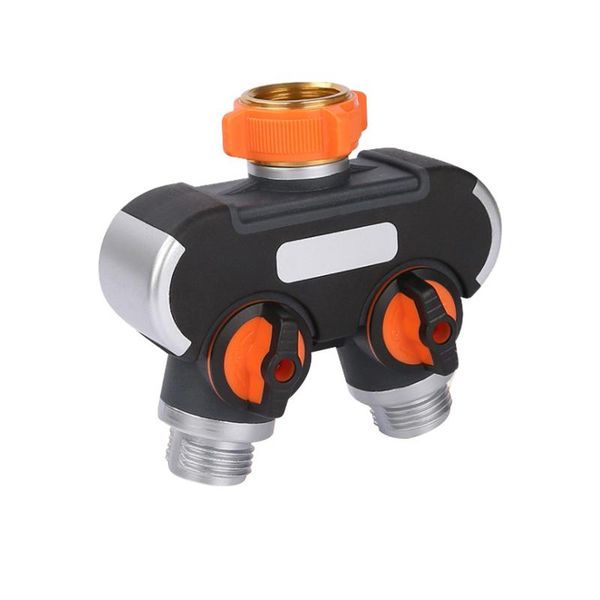 

watering equipments y connnector heavy duty durable leakproof faucet lawn easy grip garden hose splitter home thread 2 way accessories