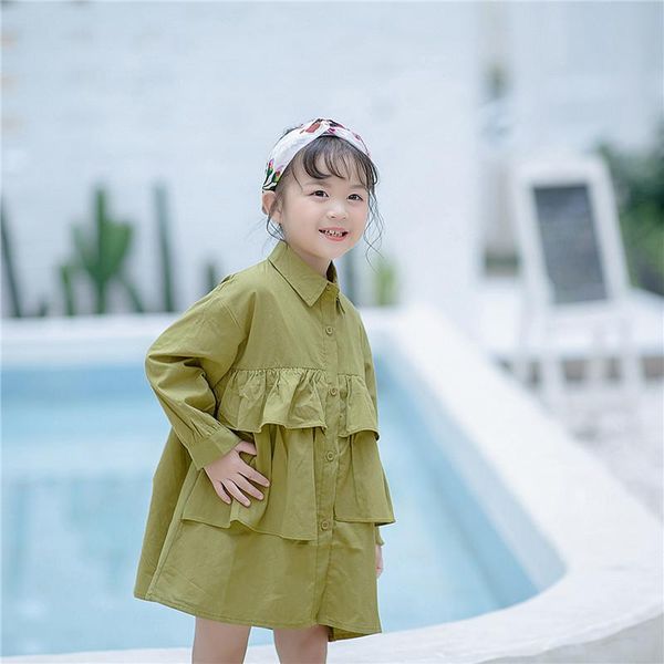 

girl's dresses girl ruffle dress kids fashion clothing birthday performance princess children outfit for 1-7ys spring, Red;yellow