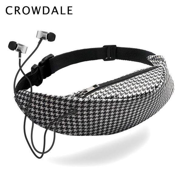 

waist bags 2021 fashion pockets back full black 3d women's belts handbags printing pattern listing
